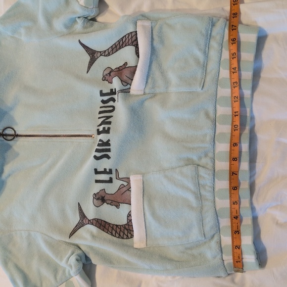 Tombolo Le Sirenuse Mint Half-Zip Cabana Shirt - Unisex Women L, Men M - Picture 14 of 16